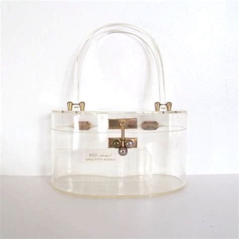 Saks Fifth Avenue clear bag